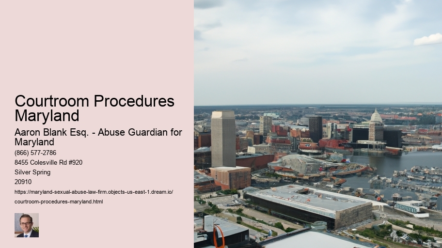 Courtroom Procedures Maryland