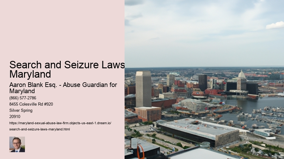 Search and Seizure Laws Maryland